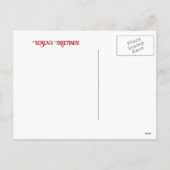 Seasons Greeting Holiday Deer Wreaths Feestdagenkaart (Achterkant)