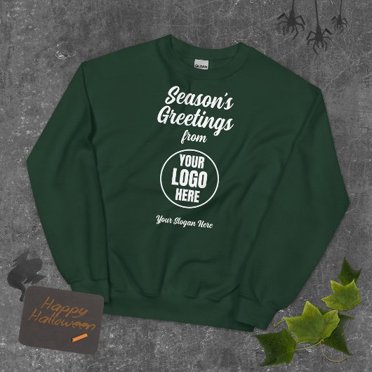 Season's Greetings Business Logo Slogan Kerst Trui