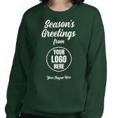 Season's Greetings Business Logo Slogan Kerst Trui
