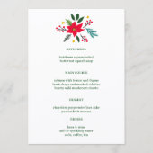 SEASONS GREETINGS Christmas CUSTOM Holiday Menu (Voorkant)