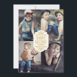 SEASON'S GREETINGS COLLAGE | HOLIDAIRE FOTOKAART FEESTDAGENKAART<br><div class="desc">Andere kleuren in onze winkel!</div>