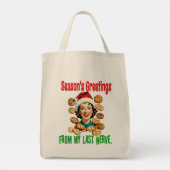 Season's Greetings From My Last Nerve Tote Bag (Achterkant)