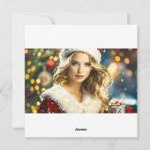 Season's Greetings - Nostalgic Christmas Feestdagenkaart (Achterkant)