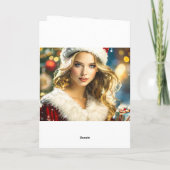 Season's Greetings - Nostalgic Christmas Kaart (Achterkant)