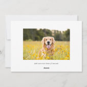 Seasons Greetings Poinsettia Landscape Photo Feestdagenkaart (Achterkant)