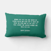 Season's Greetings Polka Dot  Kussen (Achterkant)