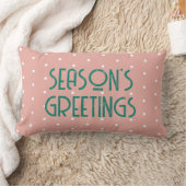 Season's Greetings Polka Dot  Kussen (Deken)