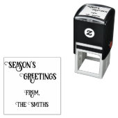 Season's Greetings Self-Inking Stamp Zelfinktende Stempel (In situ)