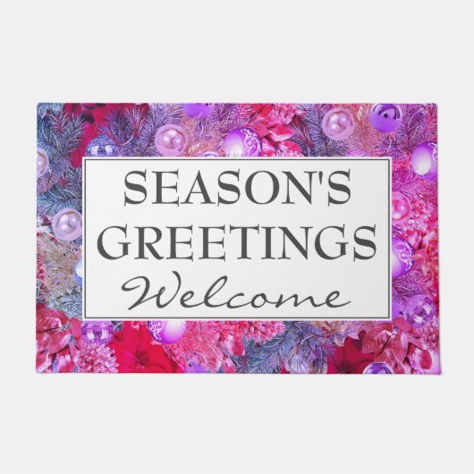 SEASON'S GREETINGS Welkom Deurmat (Voorkant)