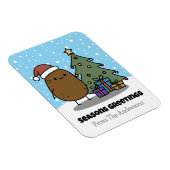 Seasons Greetings With A Potato Magneet (Rechterzijde)