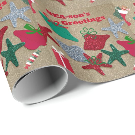 SEAson's groeten Cadeaupapier (Rol Hoek)