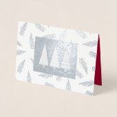 Season's Groeten Custom Luxe Folie Kaarten (Voorkant)