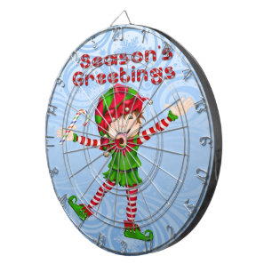 Season's Groeten Elf Dart Board Dartbord