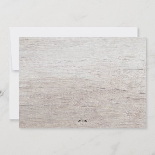 Season's Groeten Rustiek Roos Goud Script Foto Feestdagenkaart (Achterkant)