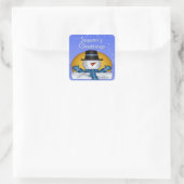 Season's Groeten Sneeuwman Stickers (Tas)