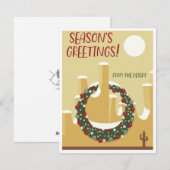 Season's Groeten uit Arizona! Feestdagenkaart (Voorkant / Achterkant)