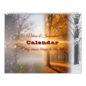 Seasons of Light – Nature & Inspiration 2025 Wall  Kalender (Hoes)