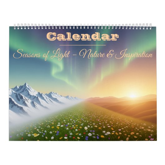 Seasons of Light – Nature & Inspiration Calendar Kalender (Hoes)