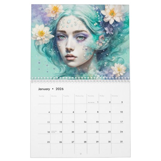 Seasons of the Soul – Art Calendar 2026 Kalender (Jan 2026)