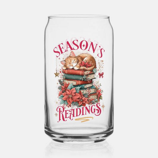 Season's Readings Cozy Kitten Blikvorm Glas (Voorkant)