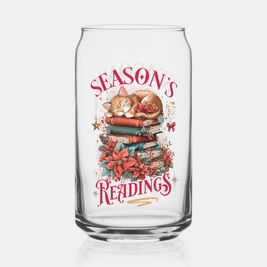 Season's Readings Cozy Kitten Blikvorm Glas (Achterkant)