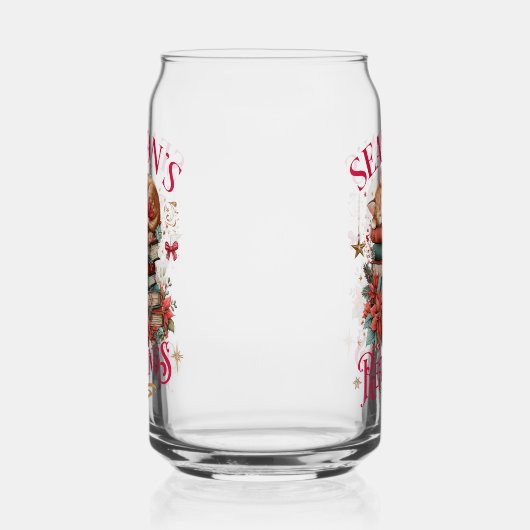 Season's Readings Cozy Kitten  Blikvorm Glas (Links)