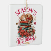 Season's Readings Cozy Kitten  Keramisch Ornament (Rechts)