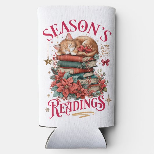 Season's Readings Cozy Kitten Seltzer Blikjeskoeler (Achterkant)