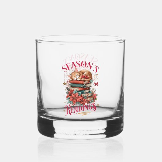 Season's Readings Cozy Kitten  Whisky Glas (Voorkant)
