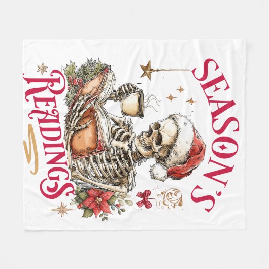 Season's Readings  Fleece Deken (Voorkant (Horizontaal))