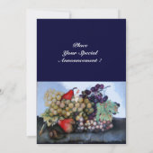 SEASON'S VRUCHTEN 1,blauw Aankondiging (Achterkant)