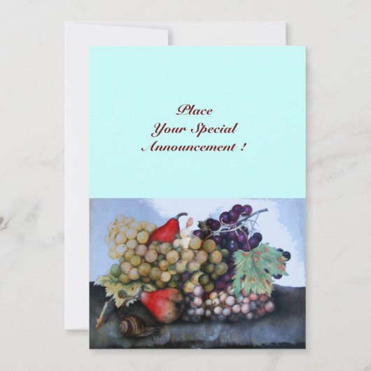 SEASON'S VRUCHTEN 1,blauw Aankondiging (Achterkant)