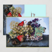 SEASON'S VRUCHTEN 1,blauw Aankondiging (Voorkant / Achterkant)