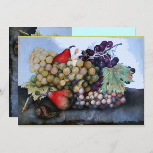 SEASON'S VRUCHTEN 1,blauw Aankondiging (Voorkant / Achterkant)