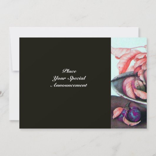 SEASON'S VRUCHTEN 2, roze, blauw, zwart Aankondiging (Achterkant)