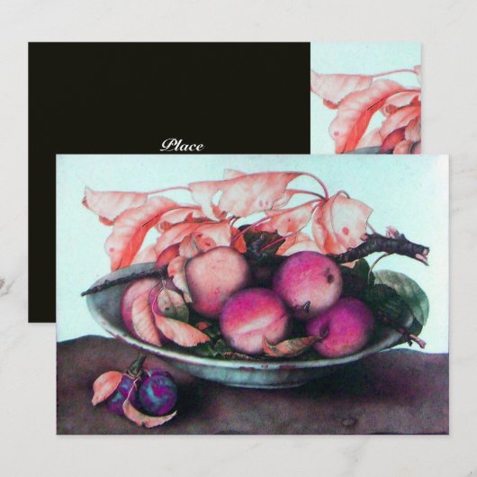 SEASON'S VRUCHTEN 2, roze, blauw, zwart Aankondiging (Voorkant / Achterkant)