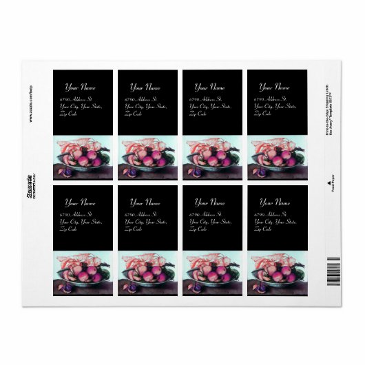 SEASON'S VRUCHTEN 2/VREEMDEN EN DRUKKEN ETIKET (Full Sheet)