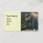 SEASON'S VRUCHTEN, Hanged Red Grapes, Butterfly, R Visitekaartje (Voorkant)