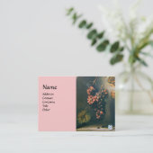 SEASON'S VRUCHTEN, Hanged Red Grapes, Butterfly, R Visitekaartje (Staand voorkant)