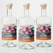 SEASON'S VRUCHTEN / PEACHES Peach liqueur Likeurfles Etiket (Flessen)