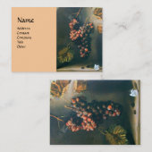 SEASON'S VRUCHTEN - PROSPERITEITSGEGEVENS, groen r Visitekaartje (Voorkant / Achterkant)