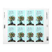 SEASON'S VRUCHTEN - TULIPS blauw Etiket (Full Sheet)