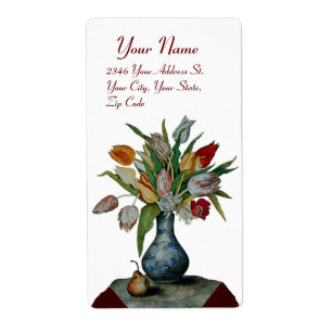 SEASON'S VRUCHTEN -TULIPS Wit Etiket