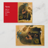 SEASON'S VRUCHTEN - VRUCHTIGHEID geel groen rood Visitekaartje (Voorkant / Achterkant)