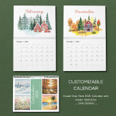 Seasons Watercolor 2026 Calendar | Artistic Nature Kalender