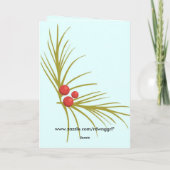 SeasonsGreetings Feestdagen Kaart (Achterkant)