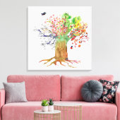 Seasonstreebird canvas (Insitu (Woonkamer))