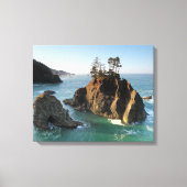 Seastack, Samuel Boardman State Park, Brookings, Canvas Afdruk (Voorkant)