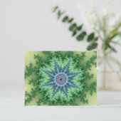 Seastar - Fractal Briefkaart (Staand voorkant)