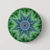 Seastar - Fractal Ronde Button 5,7 Cm (Voorkant)